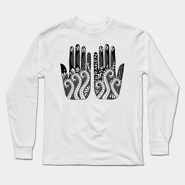 Release the Kraken Long Sleeve T-Shirt by spellstone.studio